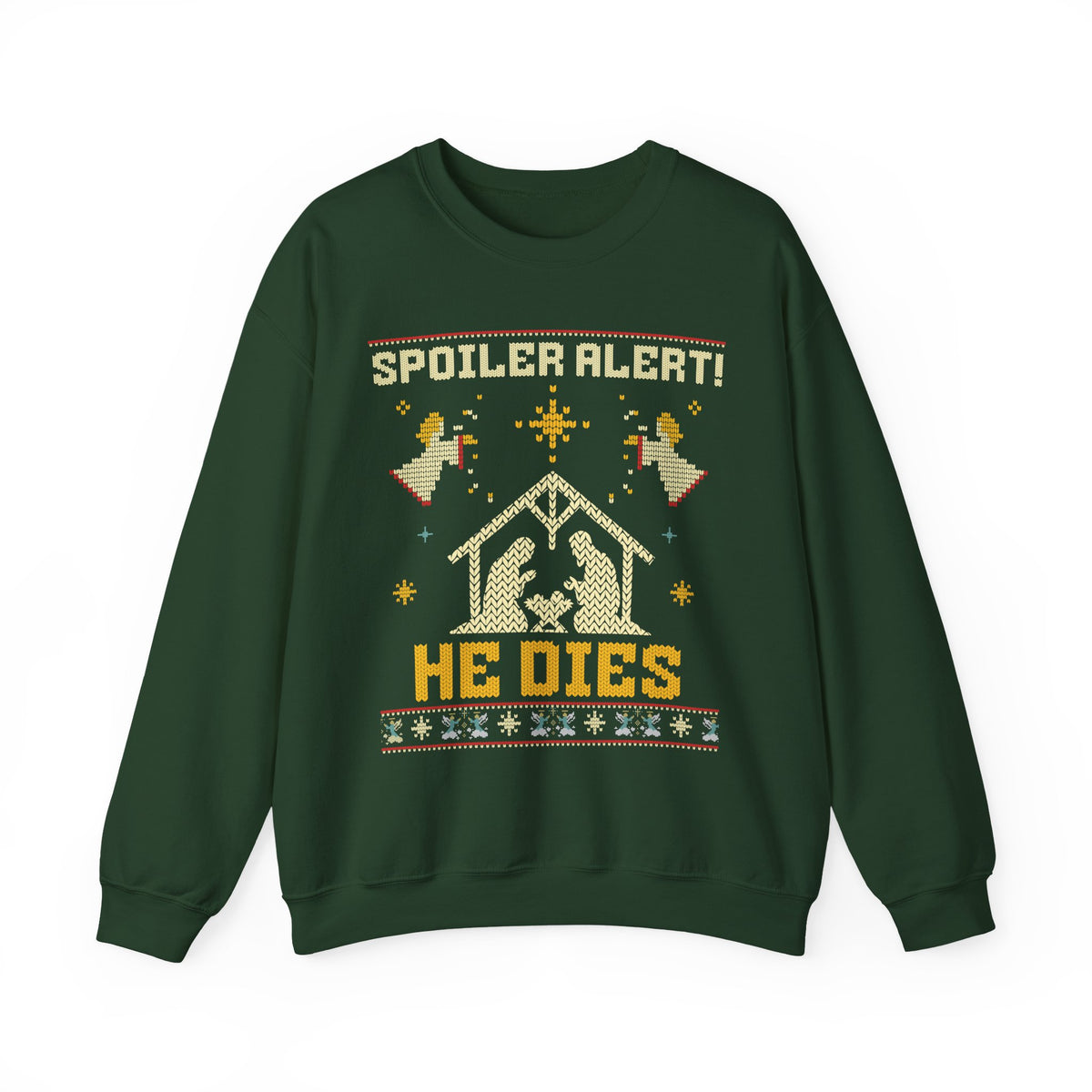 SPOILER ALERT! HE DIES UGLY SWEATER