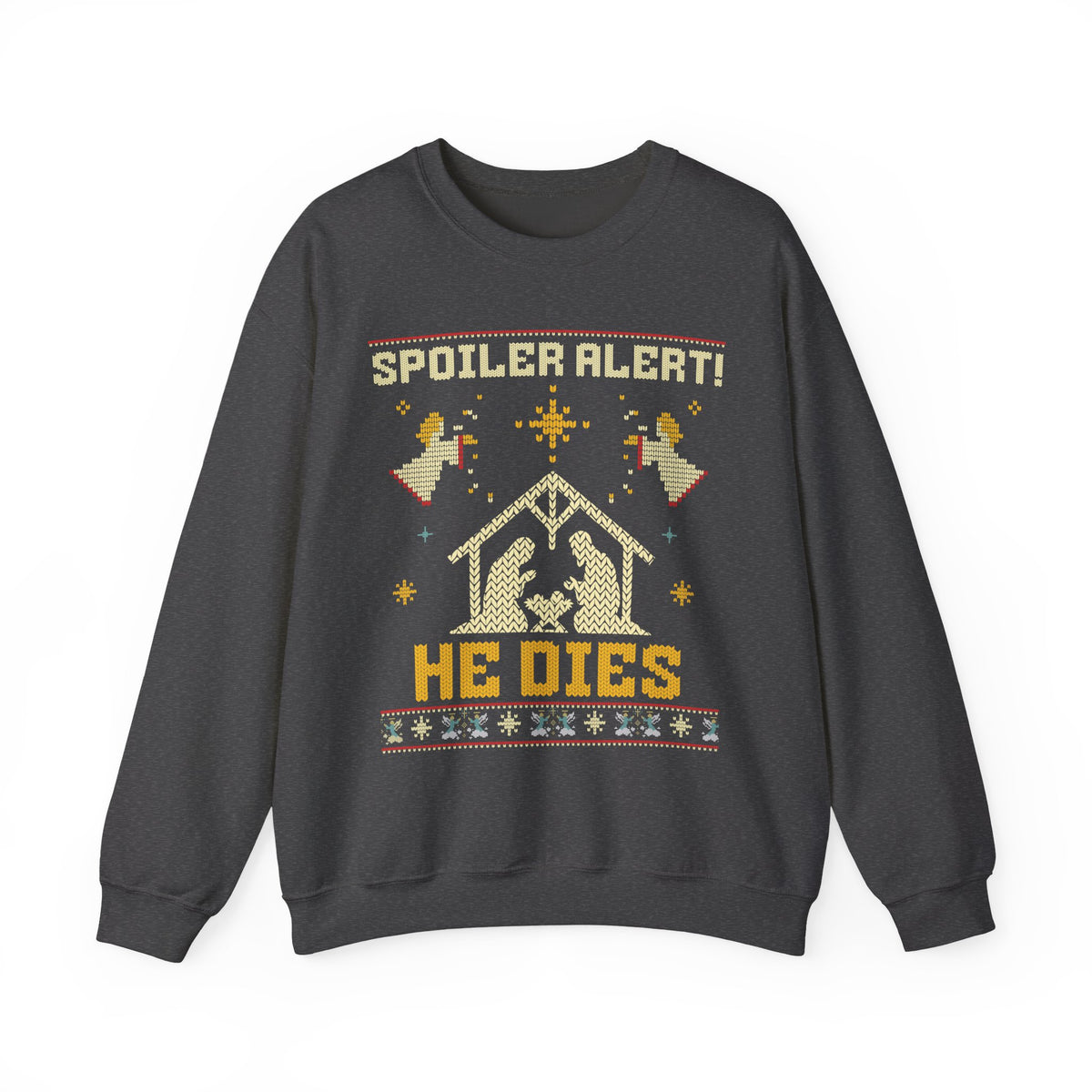 SPOILER ALERT! HE DIES UGLY SWEATER