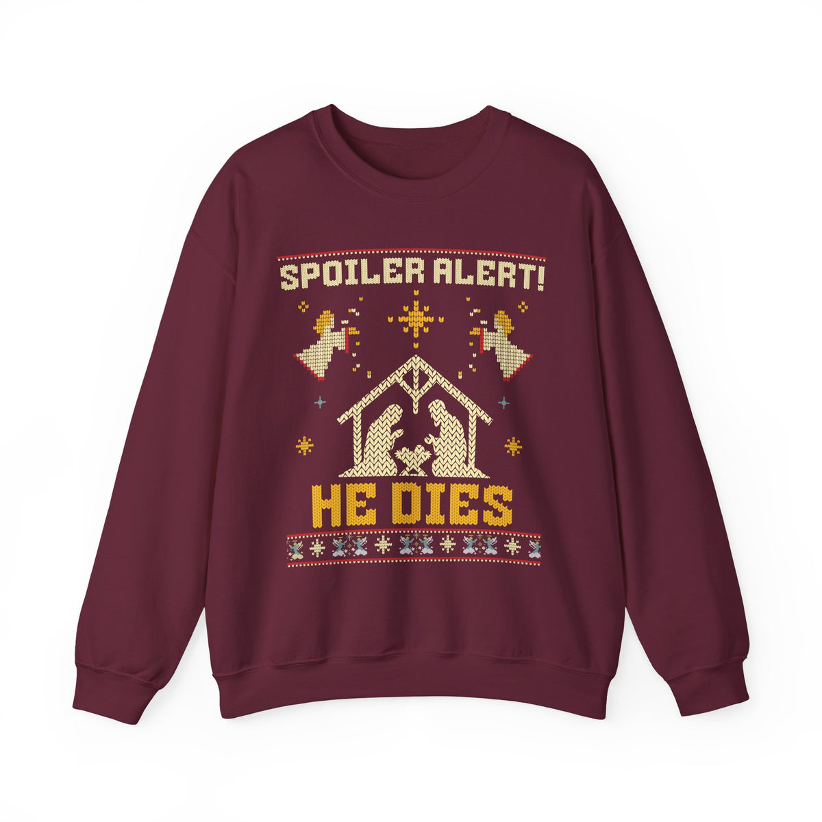 SPOILER ALERT! HE DIES UGLY SWEATER