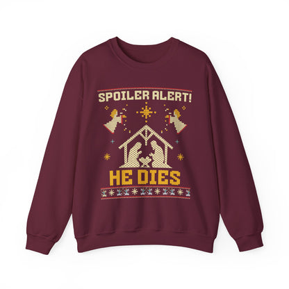SPOILER ALERT! HE DIES UGLY SWEATER