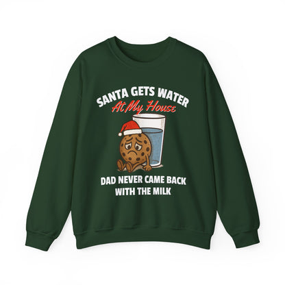 SANTA GETS WATER AT MY HOUSE DAD NEVER CAME BACK WITH THE MILK UGLY SWEATER