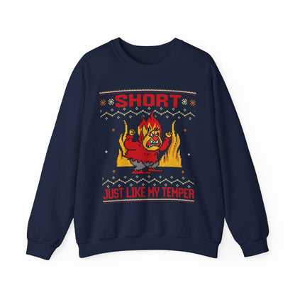 SHORT JUST LIKE MY TEMPER UGLY SWEATER