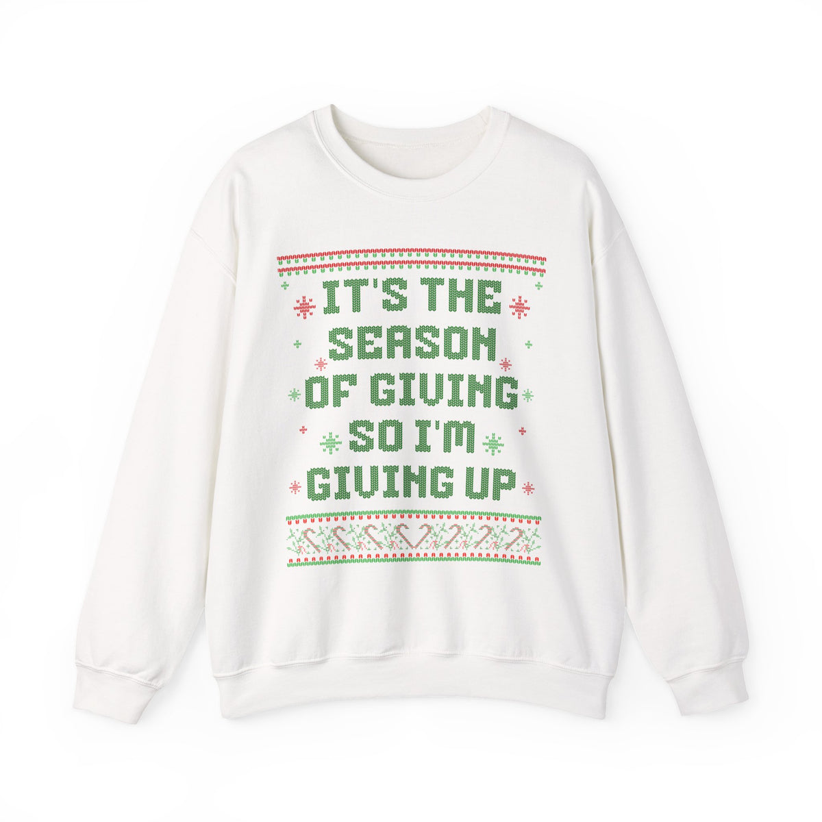 IT'S THE SEASON OF GIVING SO I'M GIVING UP UGLY SWEATER